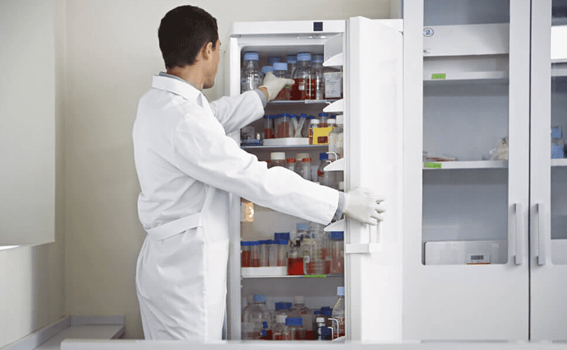 freezer para laboratório